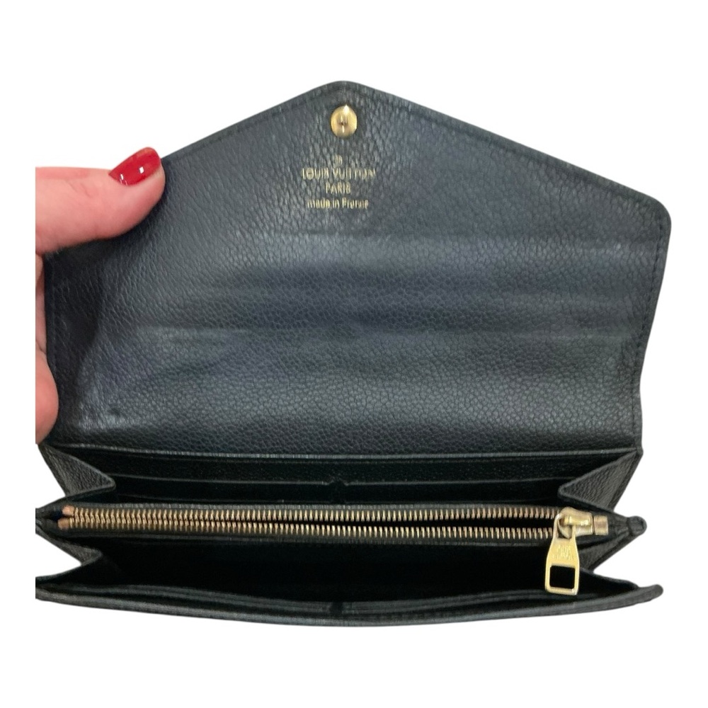 🚫SOLD🚫✨💎LOUIS VUITTON💎✨Marine Empriente Leather Sarah Wallet - Picture 8 of 16